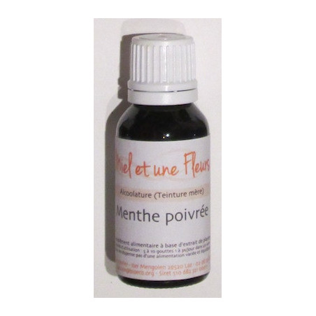 Alcoolature de Menthe poivrée (Teinture-mère)